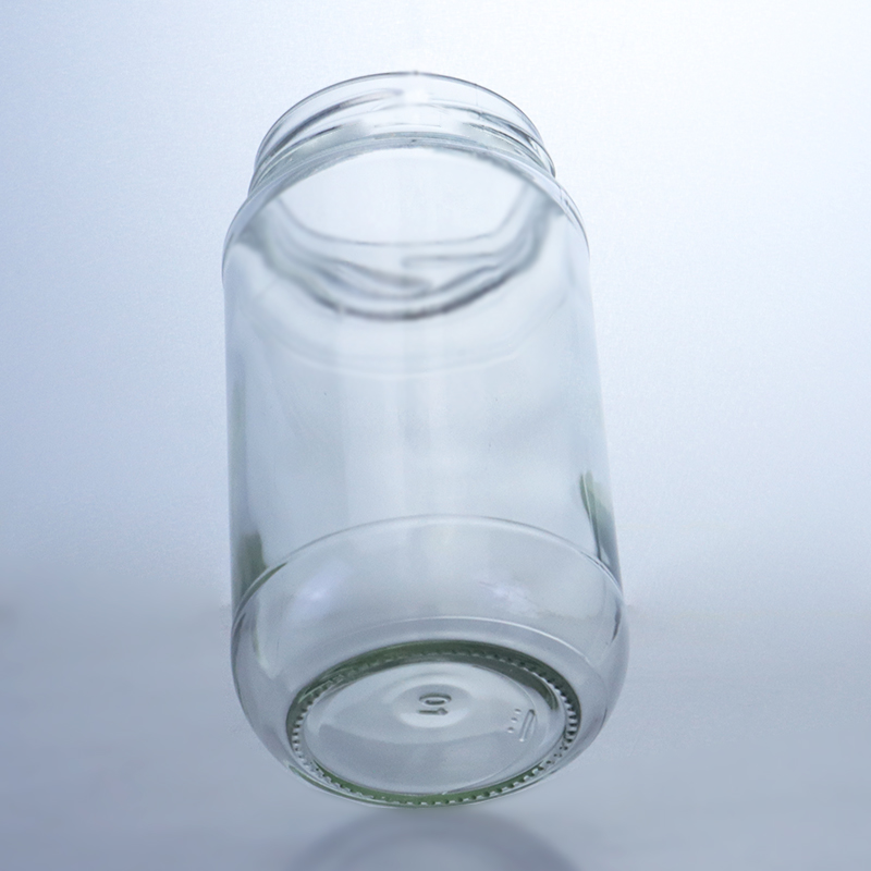 Wine Screw Cap Elegant 410ml 500ml Transparent Glass Bottle for Salad Chili Sauce Ketchup