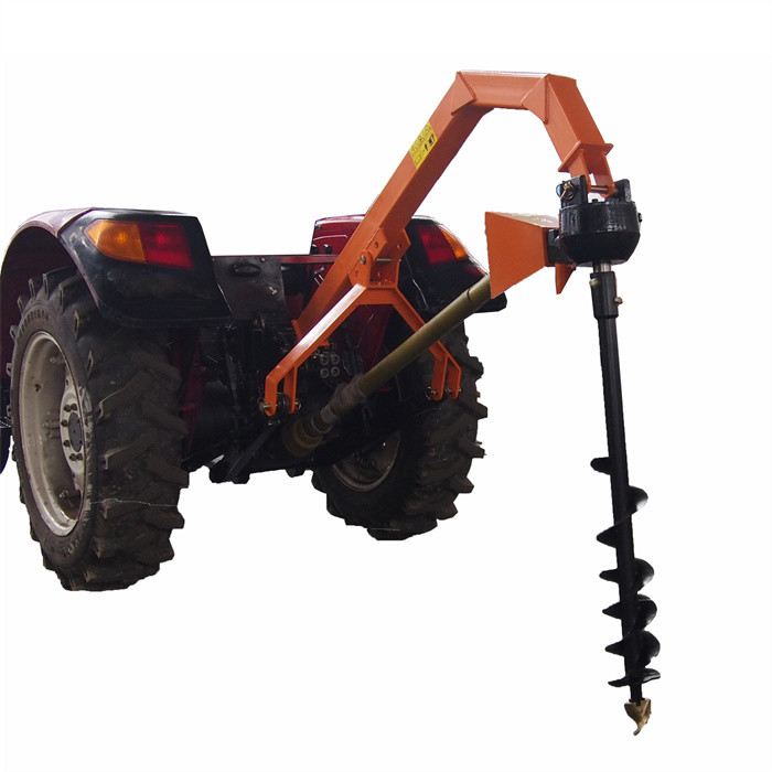 3 Point Post Hole Digger PTO Earth 12 inch Auger For Tractor