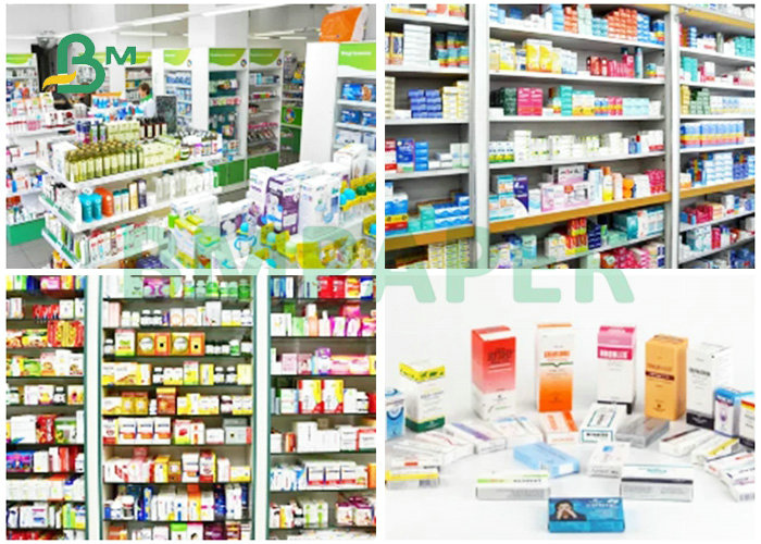 270gsm 325gsm High Bulk Laminated Coated White Cardboard For Pharmaceutical Boxes