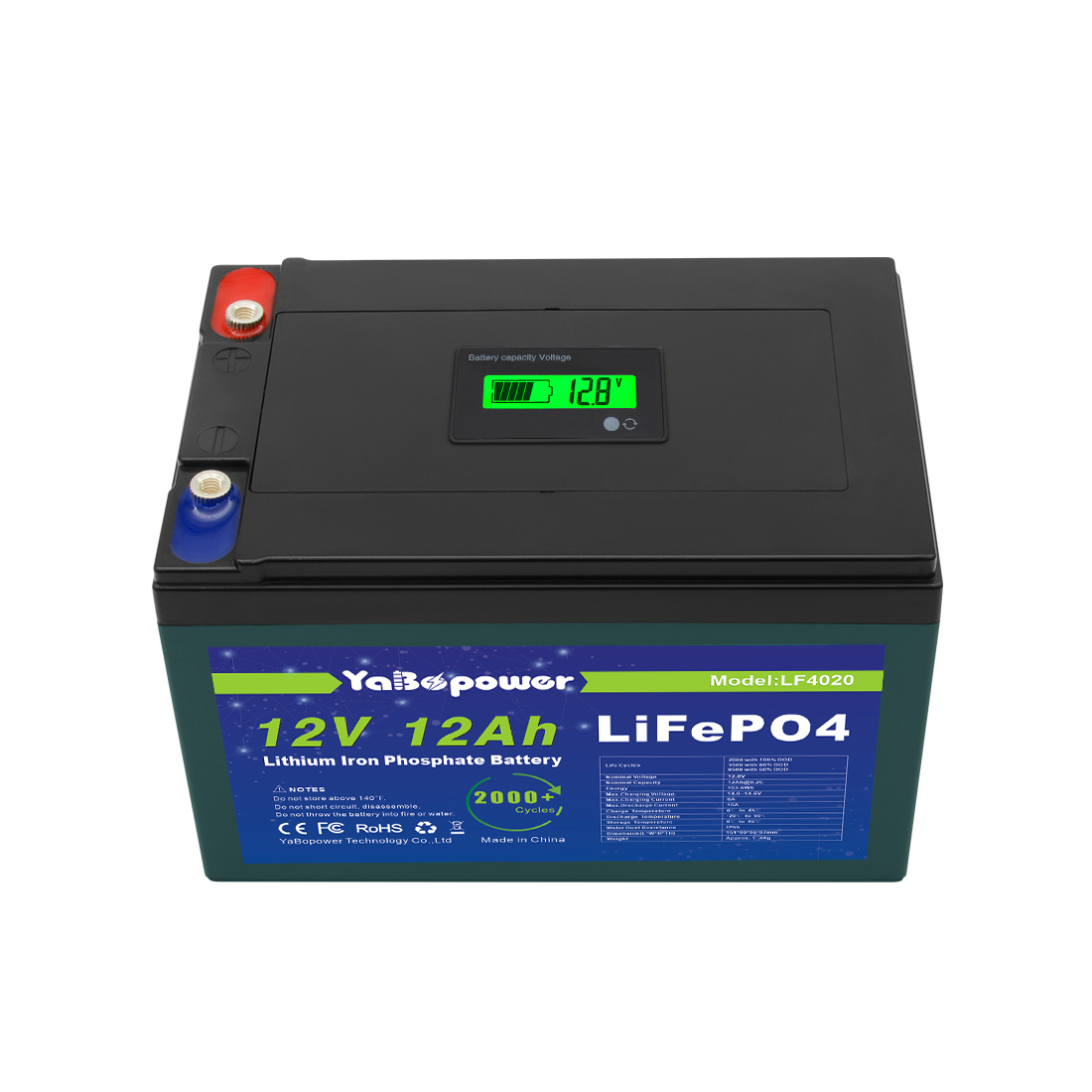 Hot Sale Factory Customized 12v 12Ah Discharge Current 6A Lifepo4 Battery With Prominent Capacity