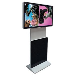 Stretch display multimedia ad player digital kiosk