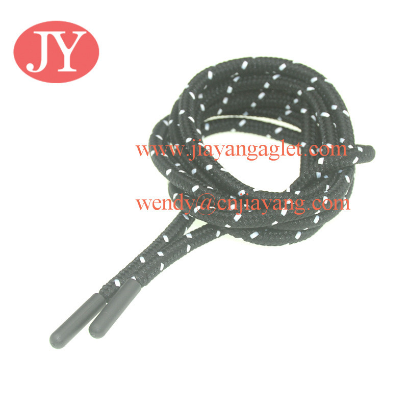 Jiayang plastic tip ends type of drawstring for swimwear for men injection one set cord with tip