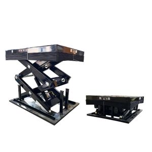 Double Scissor Vertical Custom Electric Lift Tables 2500kg Large Platform