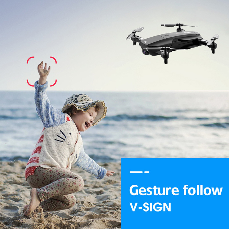 F62 Drone 2.4G 4CH WiFi FPV 4K HD Folding Voice-Activated 4-Axis Aircraft RC Quadcopter Hobbyist UAV