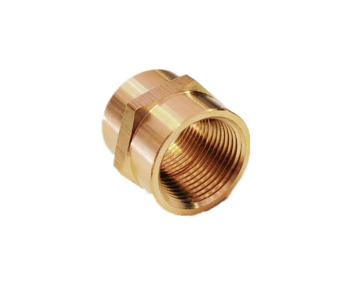 Nipple Coupling Brass Tube Fitting 3/4 Inch NPT X 3/4 Inch NPT Brass Adapter