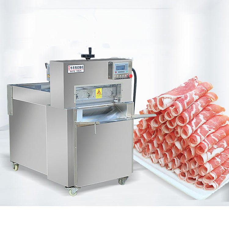 Fully Automatic 220v Industrial Frozen Meat Slicer Electric Cutter