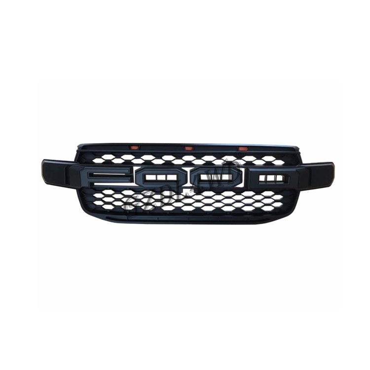 4X4 Car Grille For Ford Ranger 2022 T9 ABS With Black Red Logo
