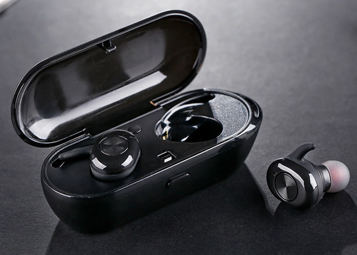 ABS True Wireless Bluetooth Sports Earphones / IPX7 Waterproof Bluetooth Stereo Earphone