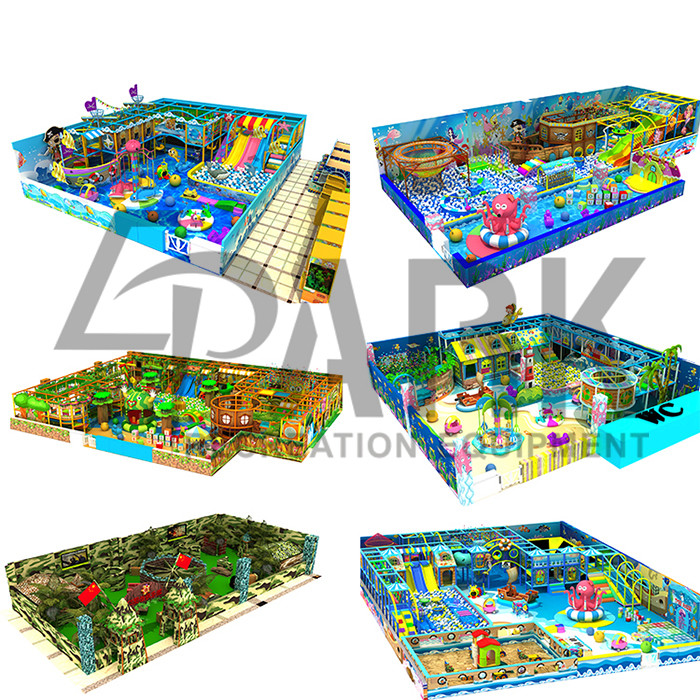 Outdoor Amusement Game Machines Soft Playground For Children 3 - 15 Years Old