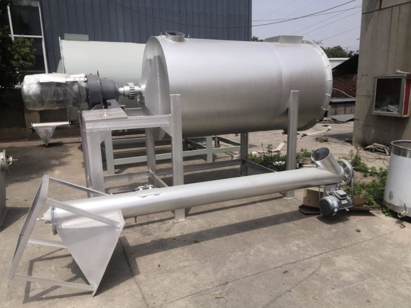 Industry Colour Horizontal Grain Dry Spice Salt Powder Mixing Ribbon Mixer Machine