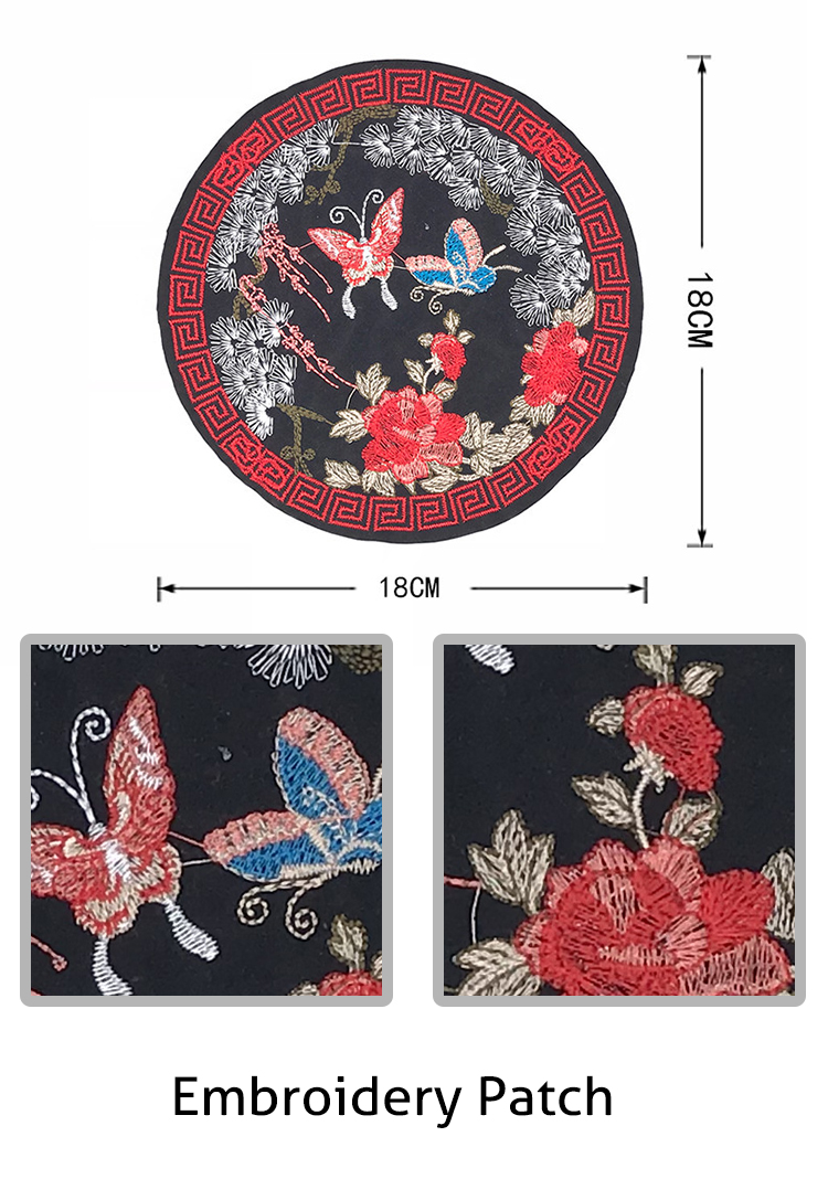 Pretty Badge Embroidery Patch Iron/Sew on Clothes#10022