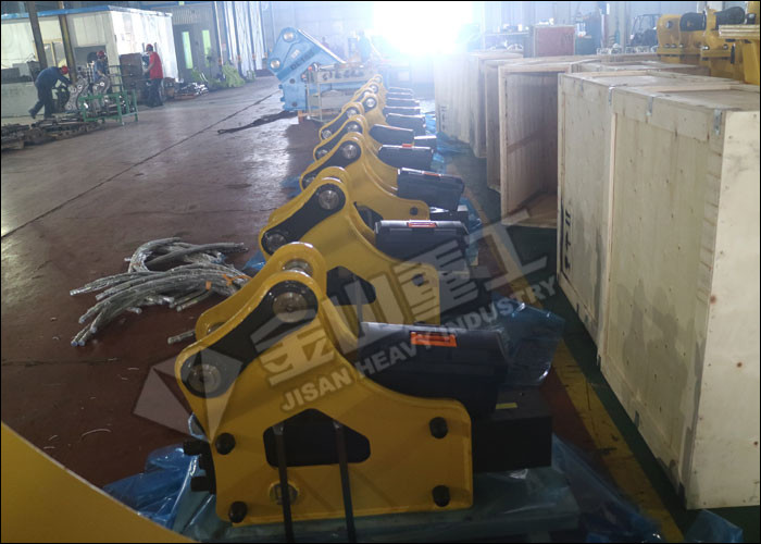 Fine Demo Hammer Rock Breaker , Tunnel Road Hydraulic Rock Hammer For Excavator
