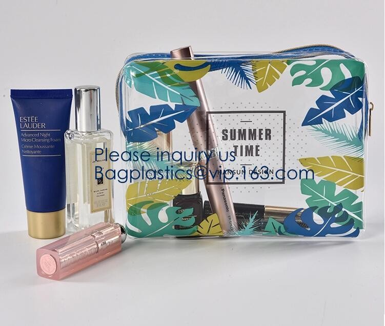 EVA High Quality Holographic neon New Design Custom PVC Jelly Bag Cosmetic Custom Make up Bag for Women BAGEASE PACKAGE