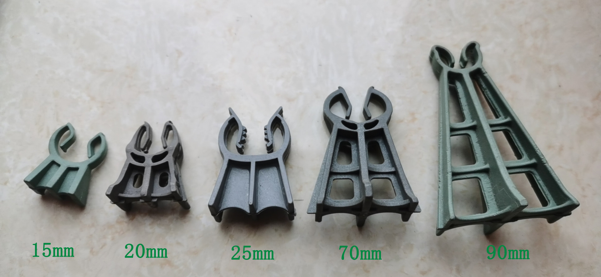 OEM Plastic Rebar Spacer For Reinforcement Of Concrete Structures Graphic