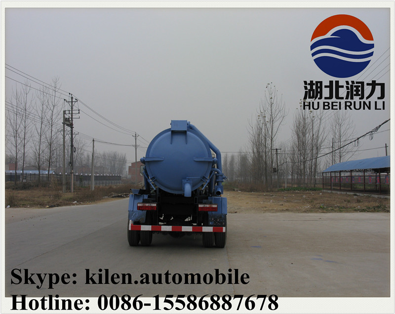 DFAC 4x2 Small Cesspool Truck Septic Cleaning Truck Left Hand Drive