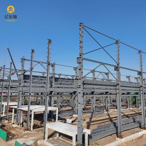 Eco Friendly Steel Structure Prefab Building With Bolt Connection / Aluminum