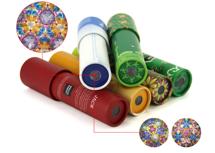 Food Grade Kraft Paper Lovely Educational Kaleidoscope Toys For Kids