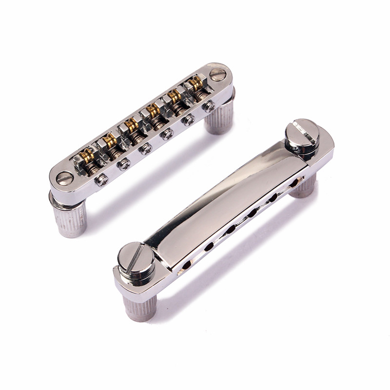 Zinc Alloy Roller Saddle Tailpiece for SG Style Electric Guitar Replacement Parts
