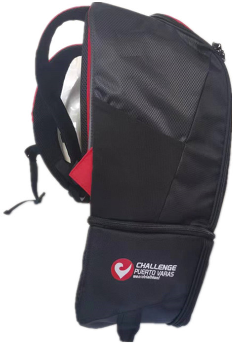 Large Capacity Helmet Bag Backpack OEM With Detachable Drying Shoes Pocket