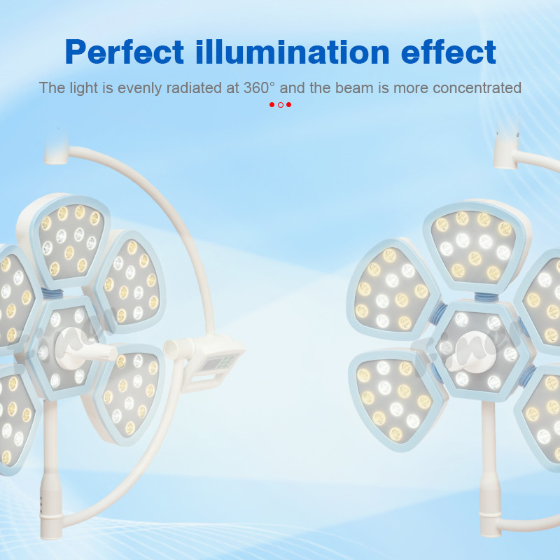Shadowless Ceiling Surgical Operating Light Surgery Led Lamp With HD Camera