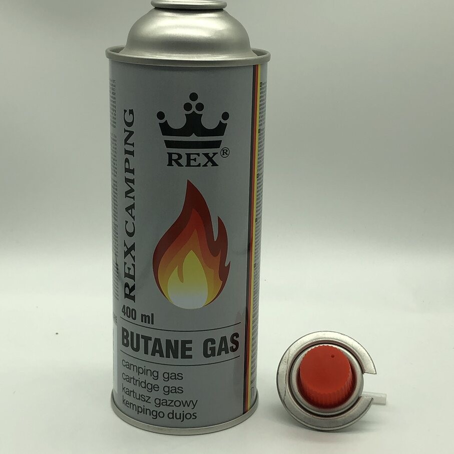 Empty Butane Gas Canister Cylinder for Refillable Fuel Containers