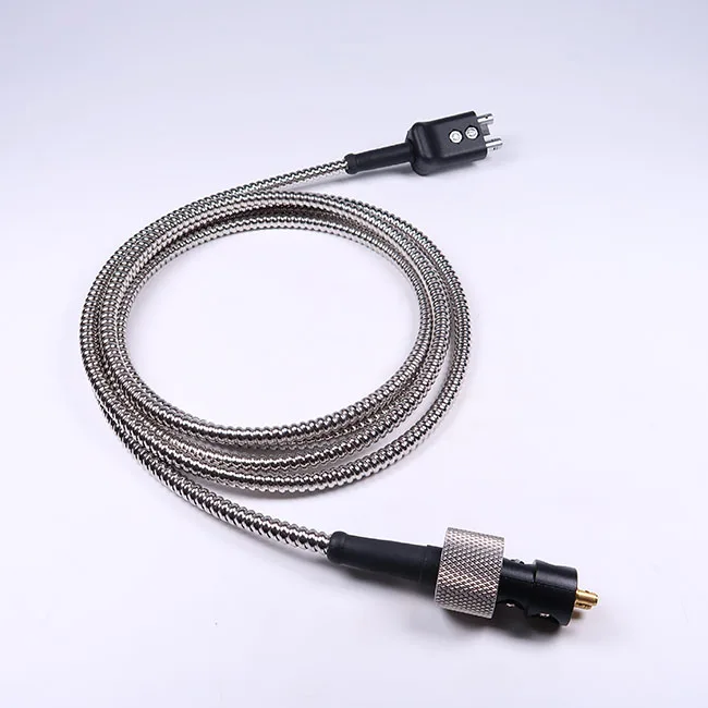 Dual Armored Cable GE C123 High Temperature Probe Cable For DA590 Ultrasonic Transducer/Probe