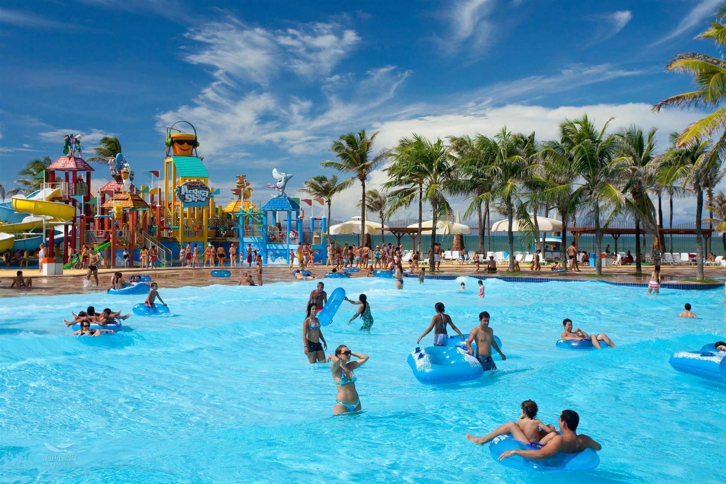 Outside Holiday Resort Surfable Wave Pool Artificial Tsunami For Kids Adults Family