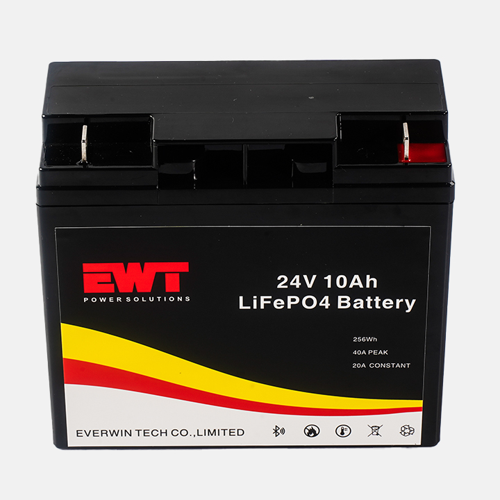 Lithium LiFePO4 25.6V Battery IFR26650 25.6V 10Ah Lithium Iron Phosphate Battery Pack