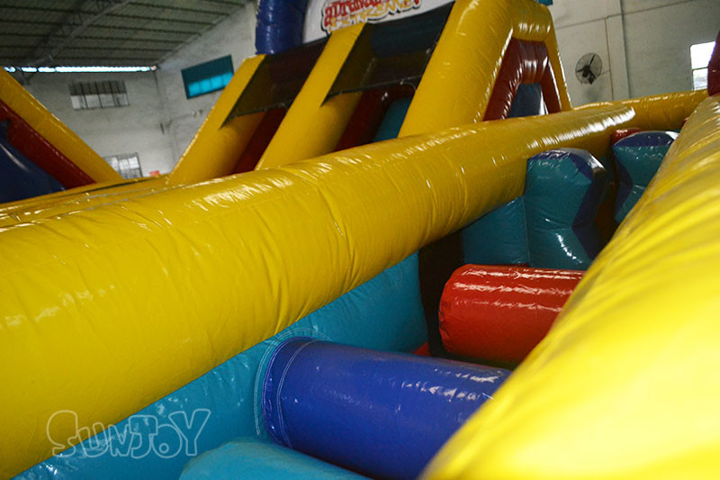 EN71 Adrenaline Rush Maze Inflatable Bouncy Castle