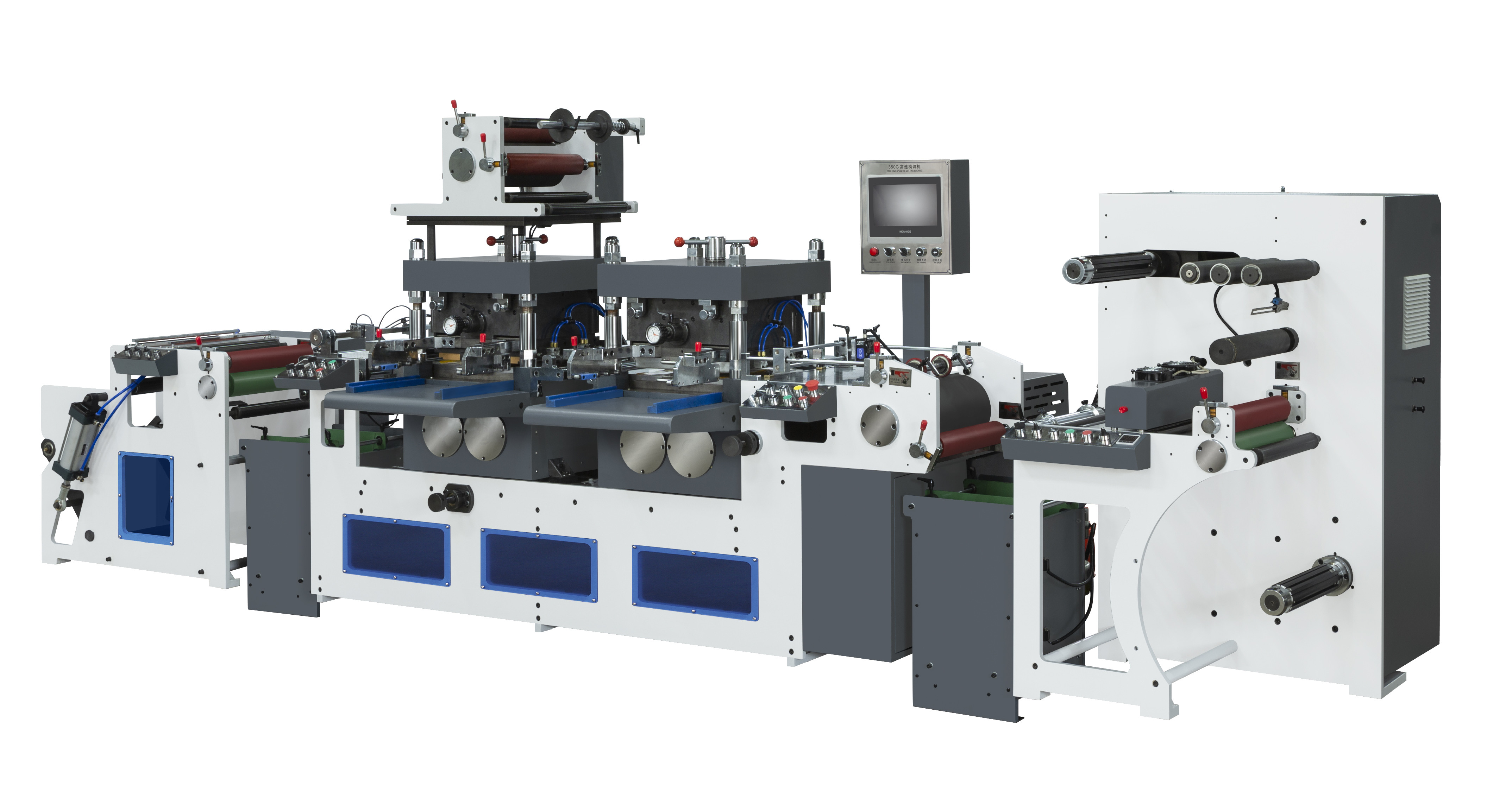 SR-450G Automatic High Speed hot stamping die cutting machine 80m/min