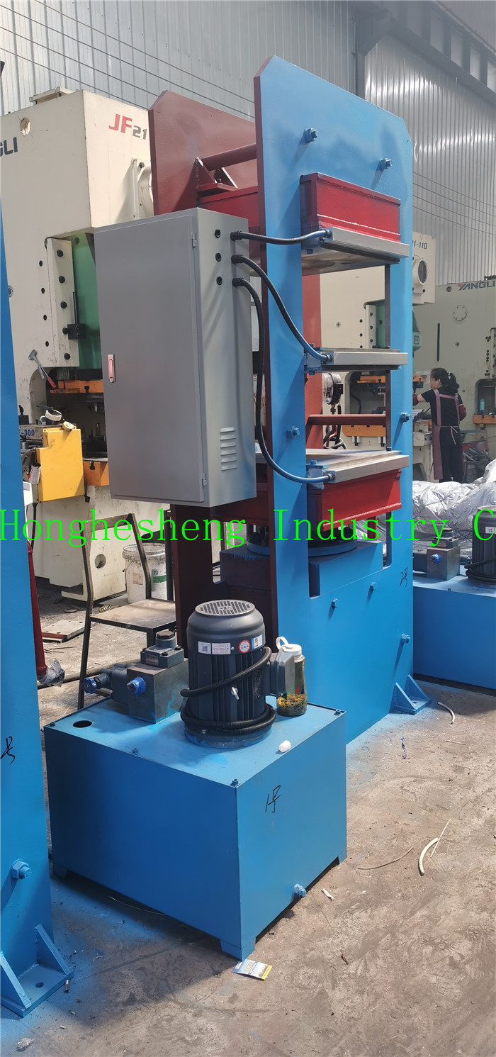 Frame Style Paving Rubber Tile Making Machine With 600mm Stroke