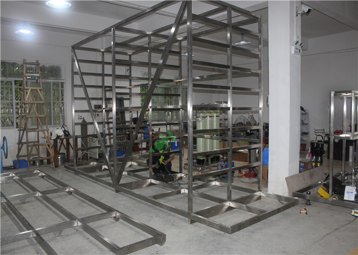 Commercial Reverse Osmosis Water Purification Machine SUS304 Or FRP Frame