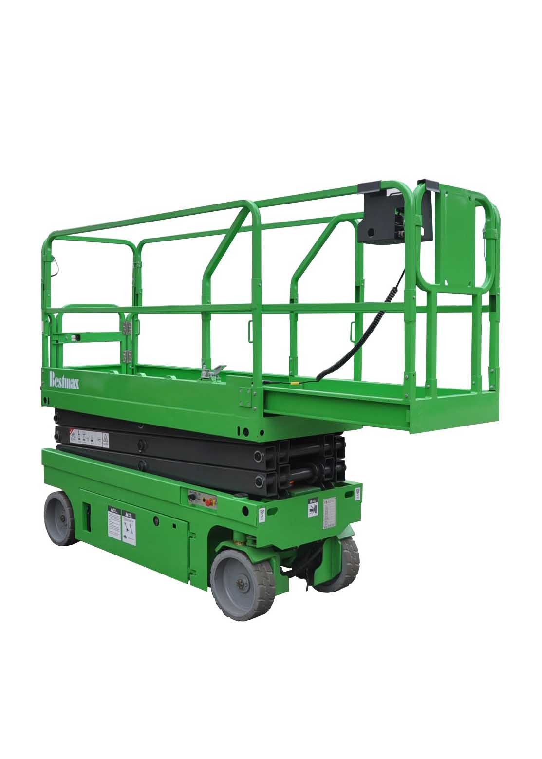 Electric Self Propelled Scissor Lift Table Aerial Working Platform 230kg Loading Capacity