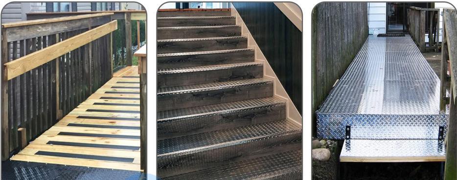 Stairway /Stairs Anti-Slip Decorative Aluminum Diamond Tread Plate/Sheet