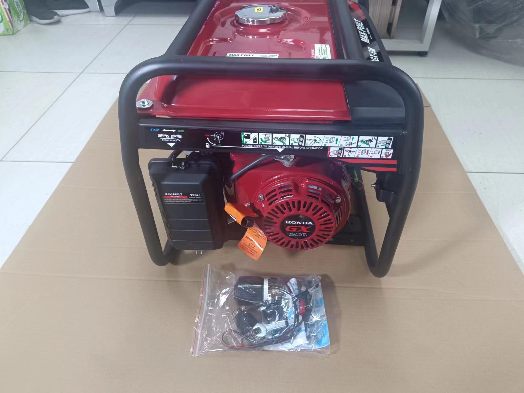 Design Honda Power Silent Portable Power Generator with OEM Color and Electrical Start