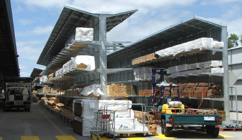 Cantilever Racking For Long Products And Roll Materials Warehouse Storage Rack