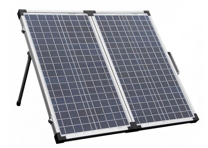 Easy Carry Folding Solar Panels High Reliability With Sturdy Aluminum Frame