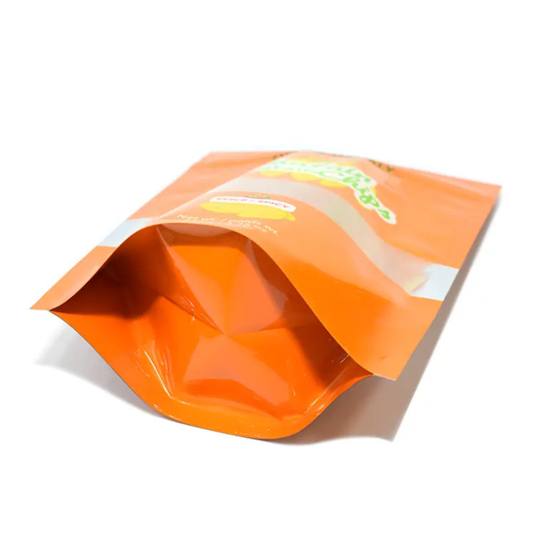 Snack Chips Packaging Custom Logo Zipper Food Grade Bags Pouch Sachet Plantain Chips Resealable Composite Plastic