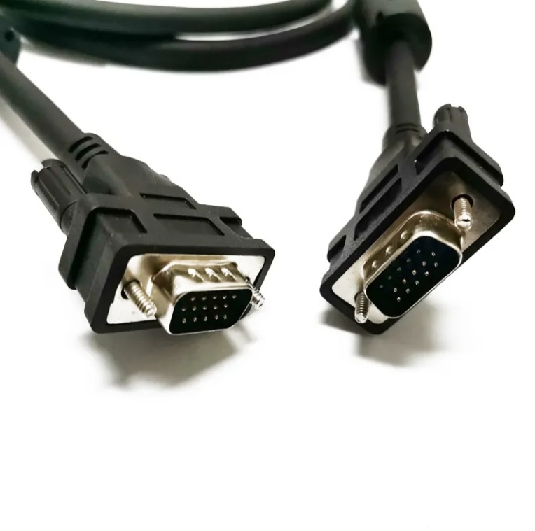 Custom D-SUB DB 9 15 25 Cable VGA 15 Pin RS 232 Cable for Machines 15 pin Male to Male Straight