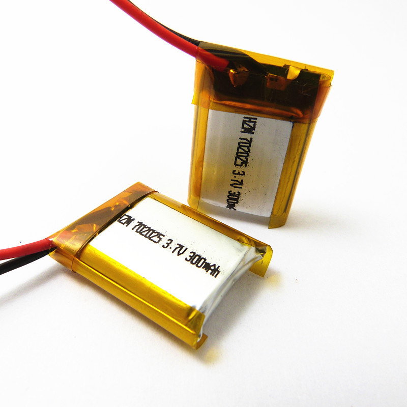 Deep Cycle 702025 Flat Lithium Polymer Battery 300mah Lipo Battery For GPS Digital Camera