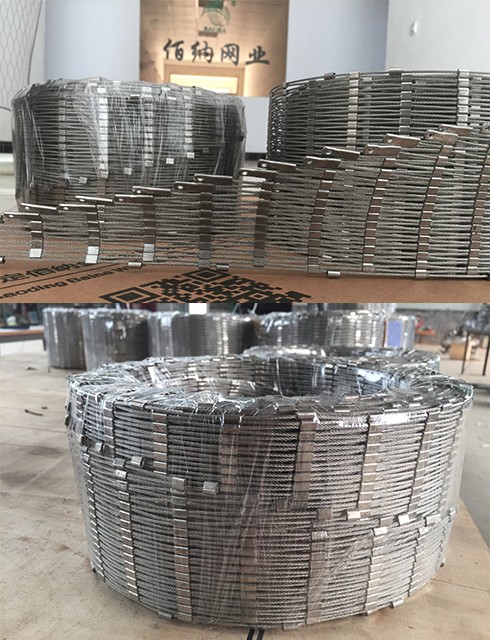 Stainless Steel Wire Rope Mesh x tend mesh AISI 316L zoo mesh
