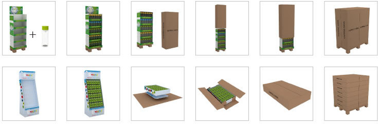 Supermarket clothes T paper display stand, underwear underwear paper shelf, environmental protection wardrobe