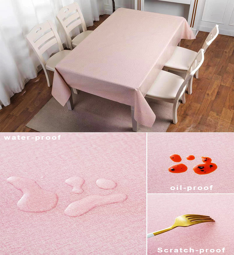 PVC Party Tablecloth Roll Nonwoven Printed Table Cloth 137cm*20m for Wedding Decoration