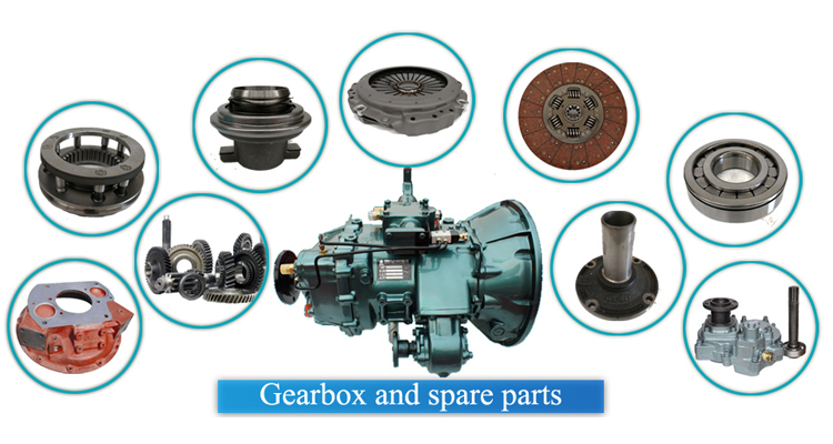 Used In HOWO Gearbox High And Low Conversion Original Quality Gearbox Shaftue Gearbox