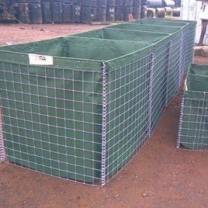 Blast Wall Hesco Bastion Barrier Non - Woven Polypropylene Geotextile Solid