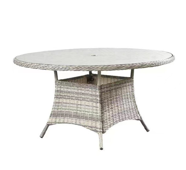Patio Wicker Rattan Outdoor Dining Table Park Balcony Courtyard Patio Sofa