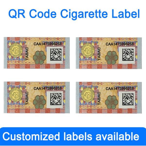 Security Enhanced Tax Stamp Stickers For Beer Bottle Anti Counterfeiting