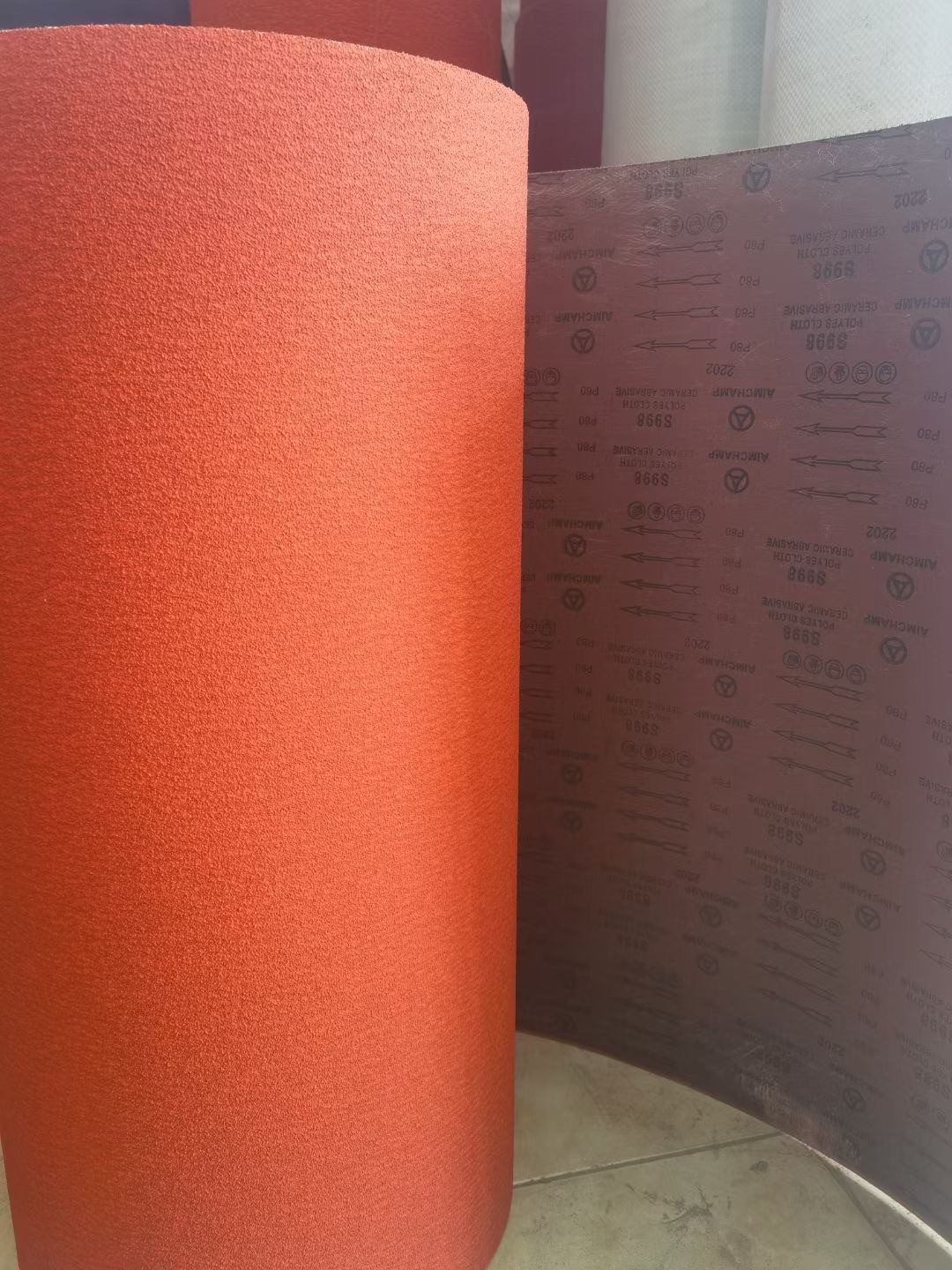 Abrasive Emery Cloth Rolls Sandpaper Polyester Substrate J X Y Cloth
