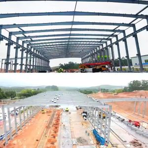 Innovative Q355b Galvanized Steel Structure Metal Frame Workshop Building