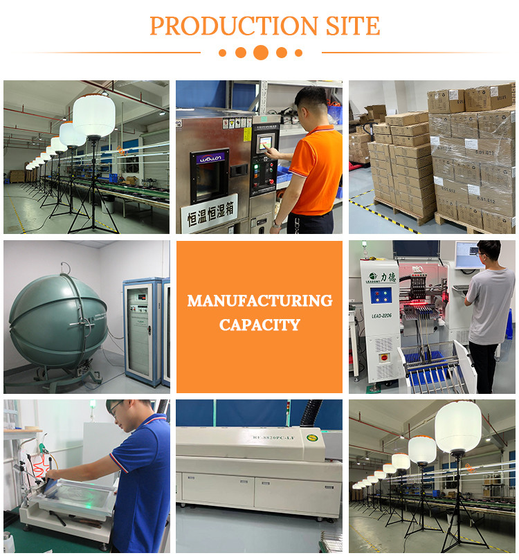 Trolley Balloon Led Light Tower Lights Fitting 700W Lighting Tower For Disaster